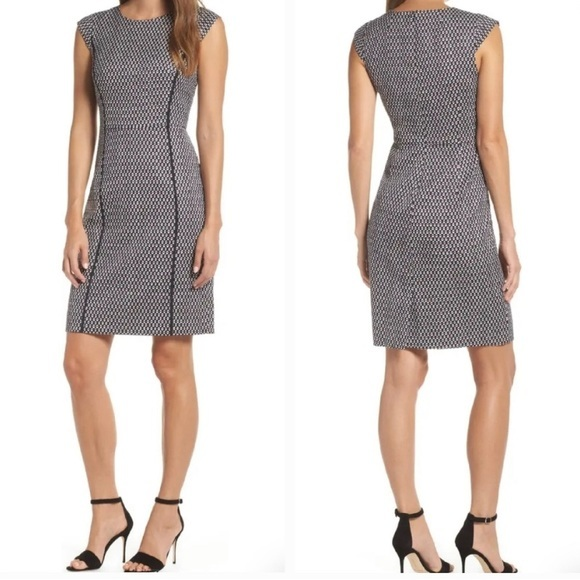 J. Crew Cap Sleeve Dress 2P‎ - Picture 1 of 7